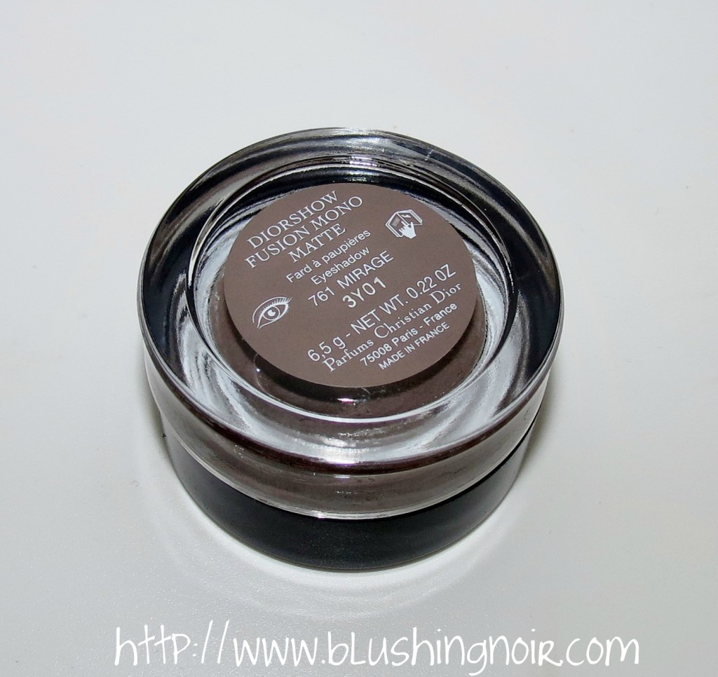 Dior 761 MIRAGE Diorshow Fusion Mono Matte Eyeshadow pot