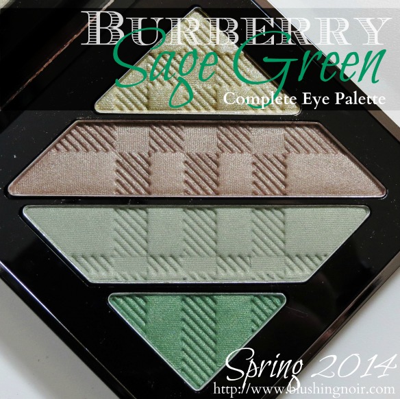 Burberry No.15 SAGE GREEN Complete Eye Palette Swatches, Review & EOTD