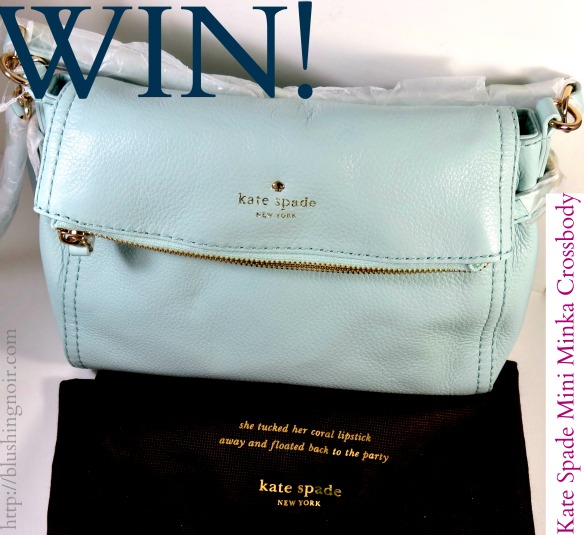 WIN a Kate Spade Mini Minka Cross Body Bag in Grace Blue!