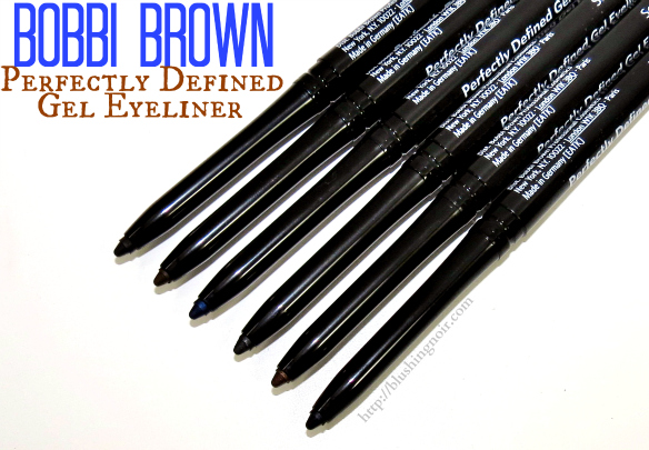 Bobbi Brown Perfectly Defined Gel Eyeliner Swatches + Review