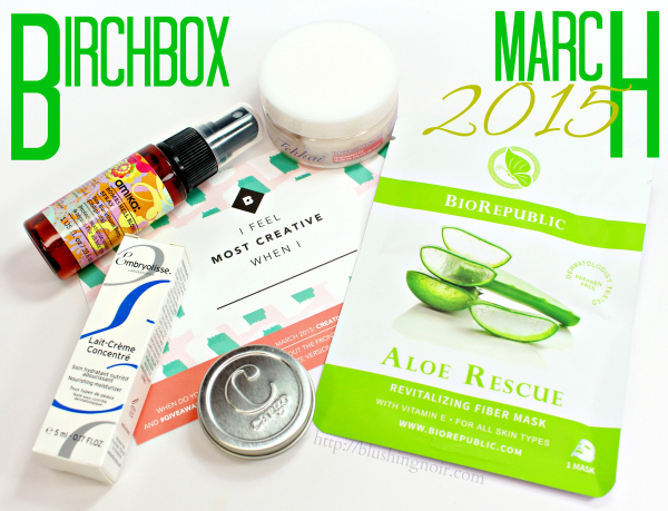 March 2015 birchbox swatches review