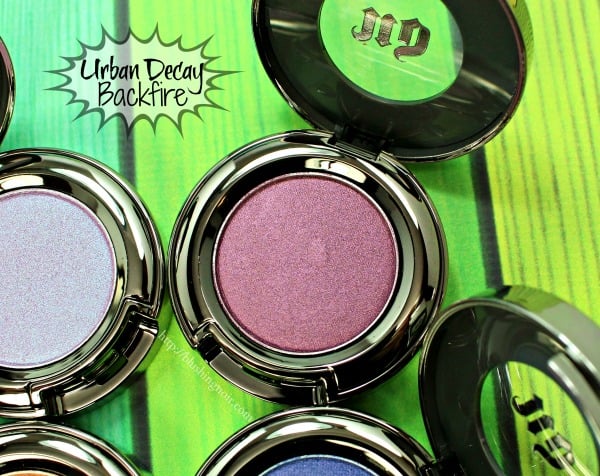 Urban Decay Backfire Eyeshadow Swatches