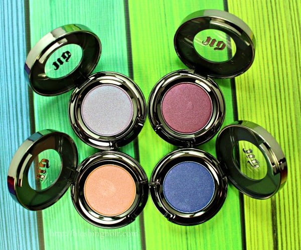 Urban Decay Eyeshadows Summer 2015 swatches