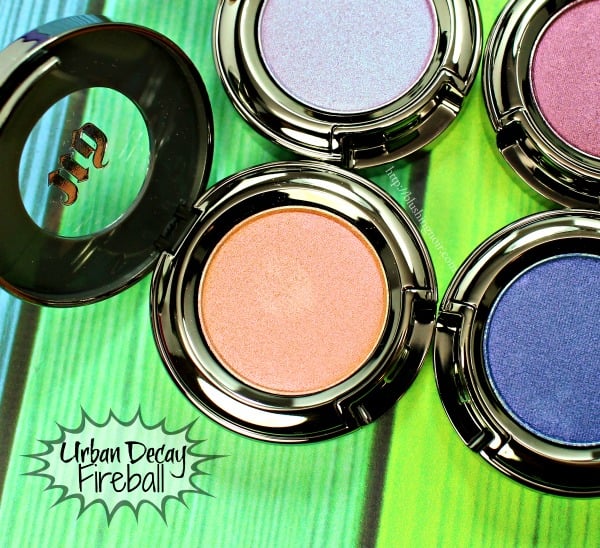 Urban Decay Fireball Eyeshadow Swatches