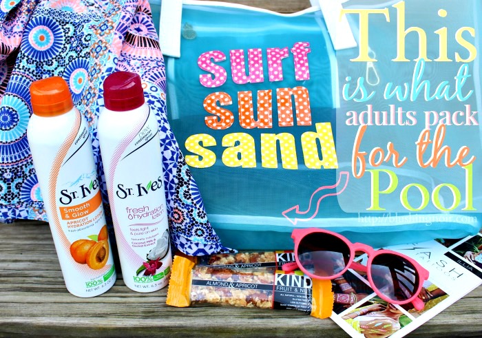 What Adults Pack for the Pool Summer #LiveRadiantly