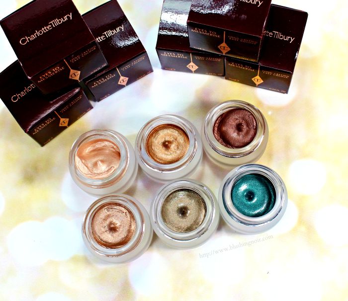 Charlotte Tilbury Eyes to Mesmerise Cream Eyeshadow Swatches + Review