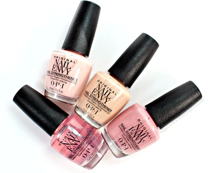 OPI Nail Envy Colors Nail Polish Collection Swatches + Review