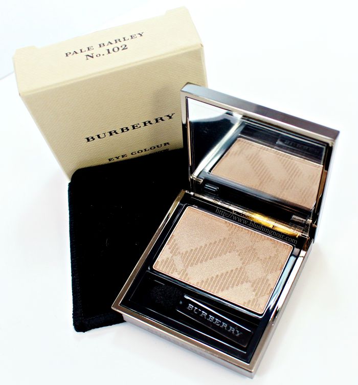 Burberry Pale Barley Eye Colour – Wet & Dry Silk Eyeshadow Swatches + Review