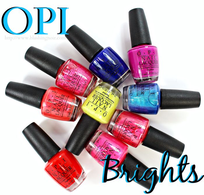 OPI Brights by OPI Nail Polish Collection Swatches + Review // Summer 2015