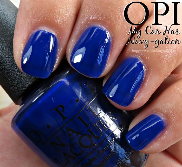 OPI My Car Has Navy-gation Nail Polish Swatches