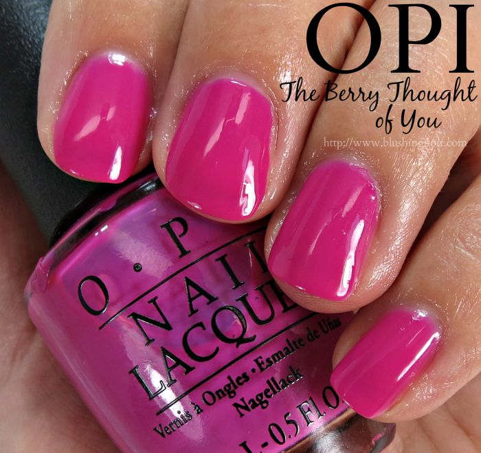 OPI The Berry Thought of You Nail Polish Swatches