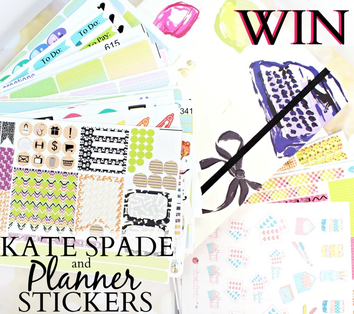 Kate Spade Planner Sticker Giveaway