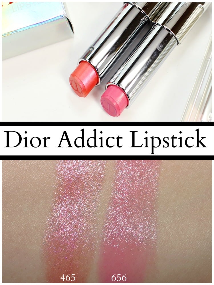 Dior Addict Lipstick swatches 465 656