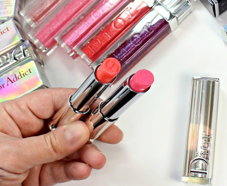 Dior Addict Lipstick swatches photos review spring new