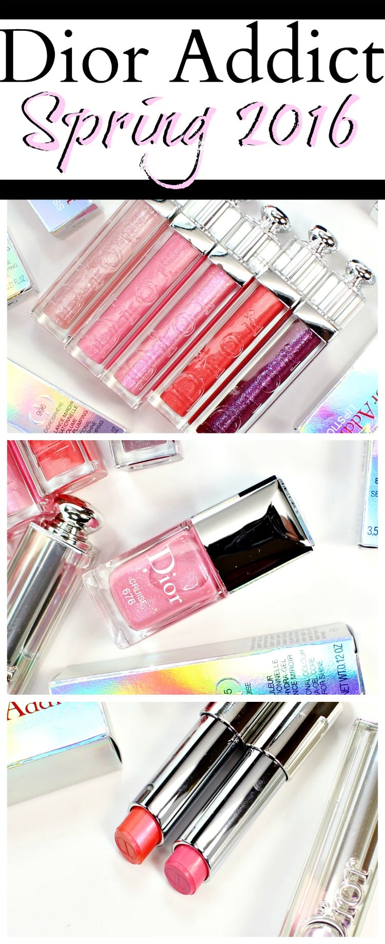 Dior Addict Spring 2016 swatches review