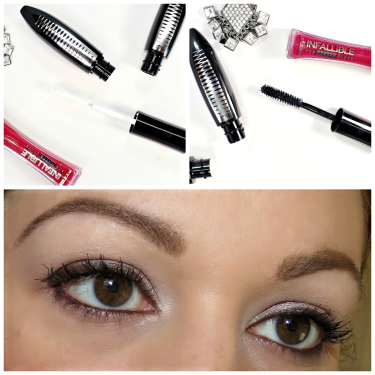LOREAL Voluminous Superstar Mascara red carpet black swatches