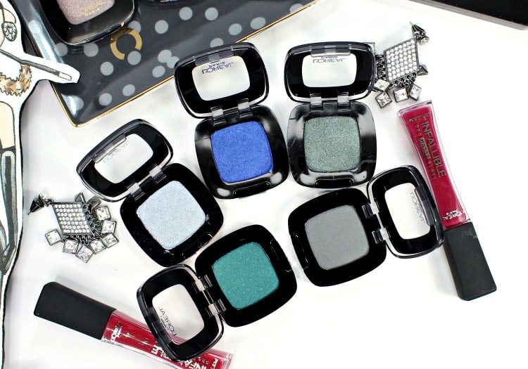 L'Oreal Colour Riche Eye Shadow bold shades swatches