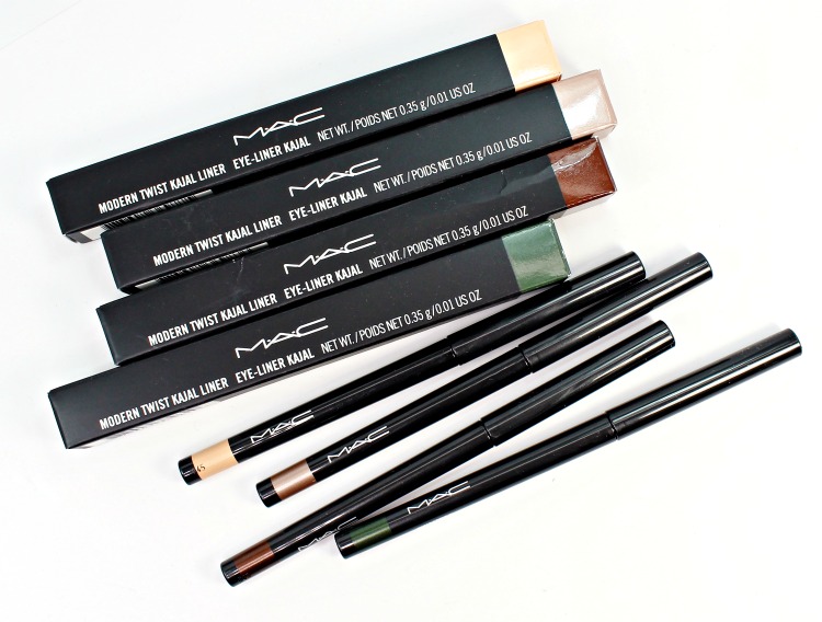 MAC Modern Twist Kajal Liner Swatches + Review