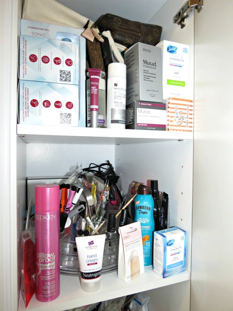 beauty makeup storage organization cabinet