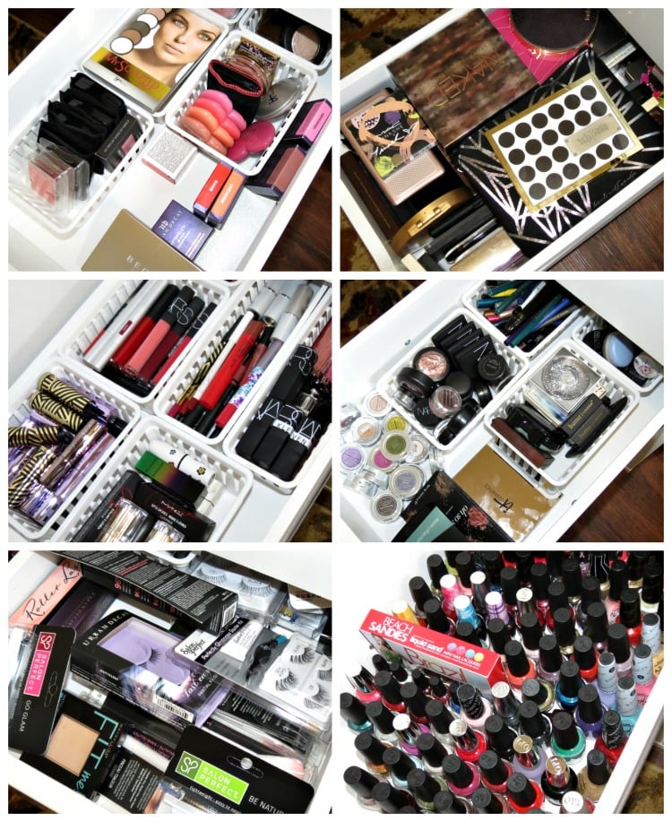 inside my beauty room storage organization