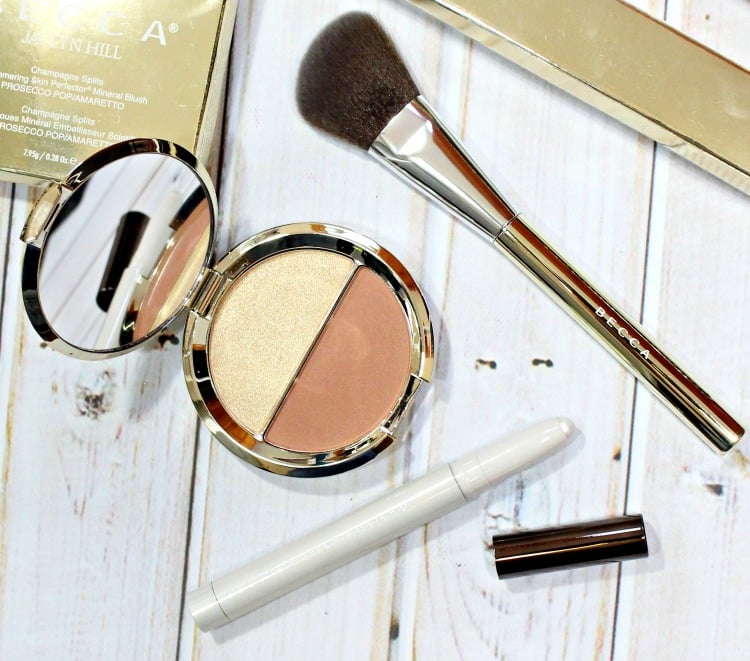 Becca Champagne splits swatches review jaclyn hill