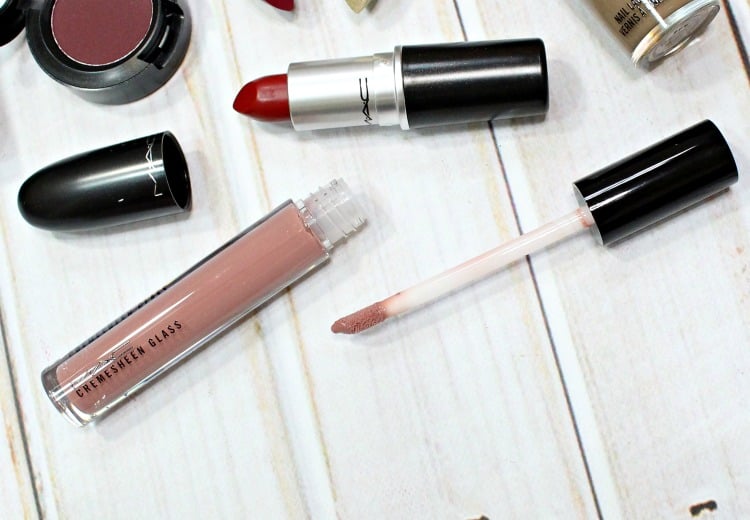 MAC It's a Strike Cremesheen Glass swatches review swatch pics