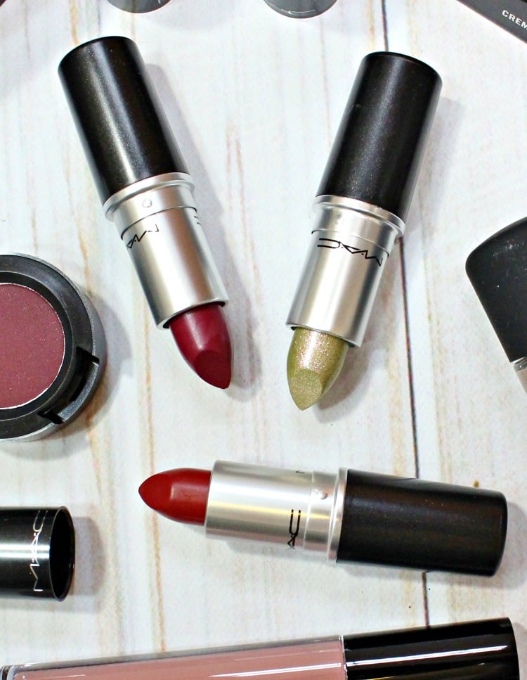 MAC It's a Strike Lipstick Liquid Lurex swatches review swatch pics Perfect Score Babes and Balls
