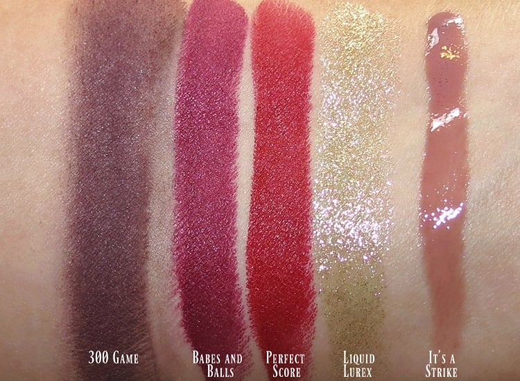 MAC It's a Strike makep collection swatches review swatch pics photos